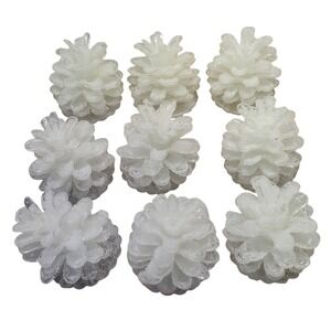 Vintage plastic pinecone light covers